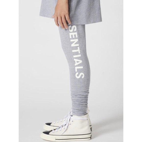 New Fear of God Essentials drop crotch high rise side logo legging lounge pants - Picture 1 of 12